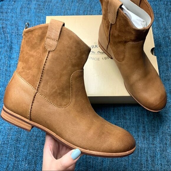 Kork-Ease Ticino Western Leather Ankle Boots 7.5